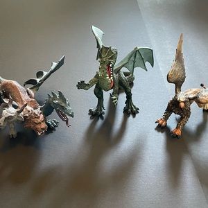 Set of 3 Monster Figures